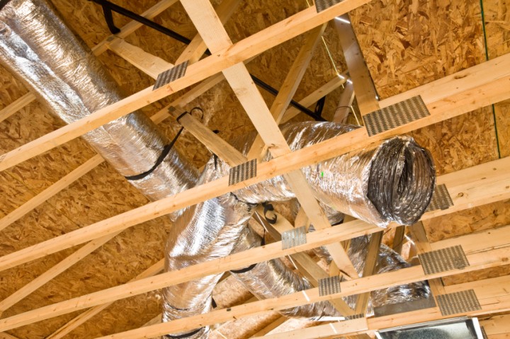 Duct work by Remedy Cooling & Heating, Inc.